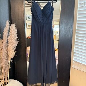Bill Levkoff Navy Blue Wedding Dress